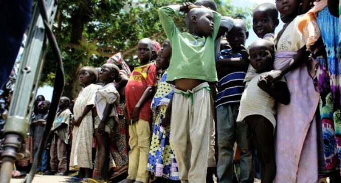 Report: About 60% of IDPs in Africa are children