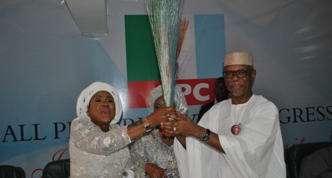 Maryam Ali, wife of ex-PDP chairman, joins APC