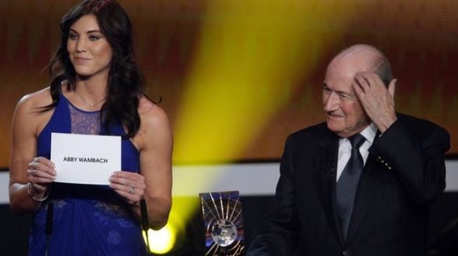 US goalkeeper, Hope Solo, accuses Sepp Blatter of sexual assault