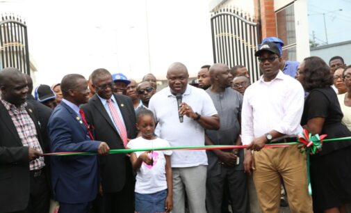 Ambode inaugurates new road to LASUTH, orders completion of maternity house in six months