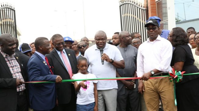Ambode inaugurates new road to LASUTH, orders completion of maternity house in six months
