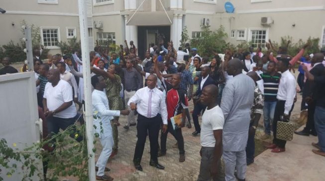 Drama as police prevent reopening of Peace Corps headquarters