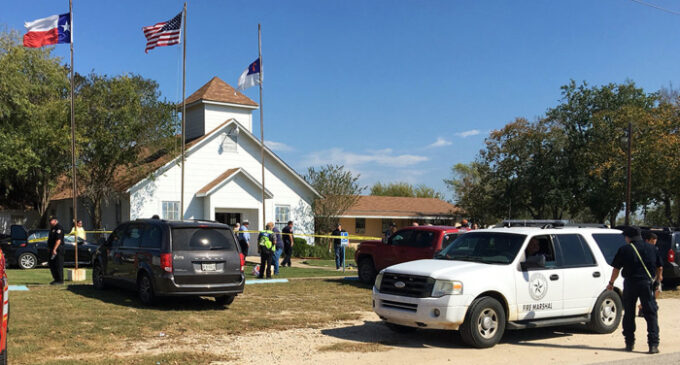 Gunman kills 20 at Texas church