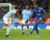 Iheanacho, Ndidi feature as Leicester lose to City