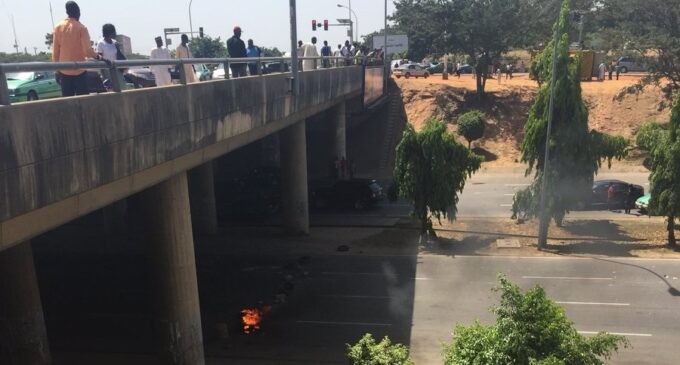 VIDEO: ‘Attack on driver’ sparks riot in Abuja