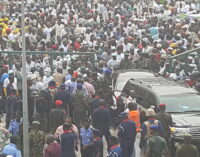 Crowd overpowers security personnel at PDP convention