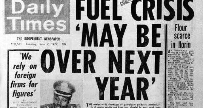 TRENDING: In 1977, NNPC said fuel crisis ‘may end next year’ — and Buhari was petroleum minister