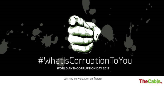#WhatIsCorruptionToYou — join TheCable in Twitter discussion