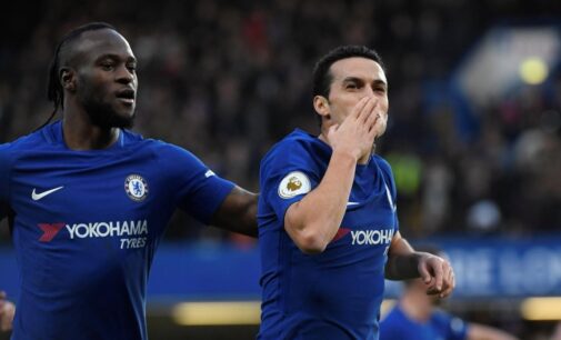 Moses helps Chelsea wallop Stoke 5-0