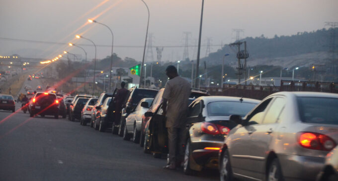VIDEO: Anger in the land as motorists abandon homes for filling stations