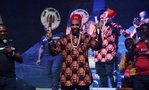 VIDEO: The moment Thierry Henry was crowned Igwe of football
