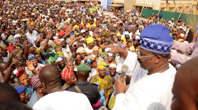 Ajimobi absent as APC flags off Buhari’s campaign in Ibadan