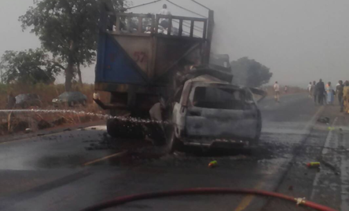 VIDEO: Auto accident on Lokoja-Abuja highway