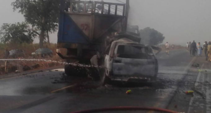 VIDEO: Auto accident on Lokoja-Abuja highway
