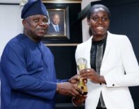Ambode praises Oshoala, says Lagos is proud of her achievements