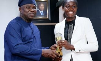 Ambode praises Oshoala, says Lagos is proud of her achievements