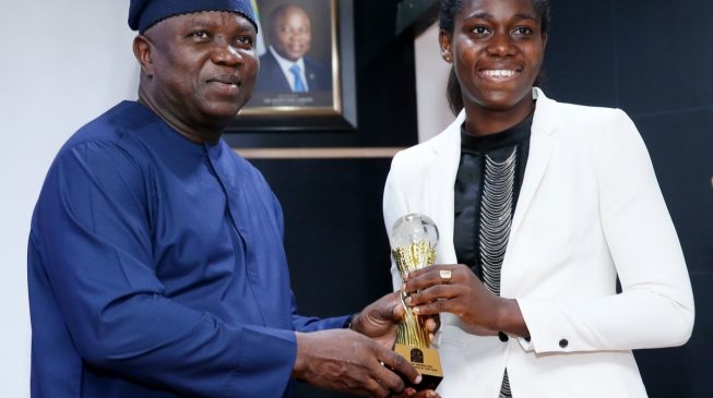 Ambode praises Oshoala, says Lagos is proud of her achievements