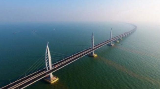 Image result for After 8 years, China completes world’s longest sea bridge