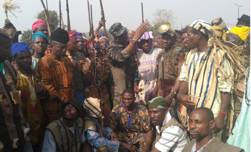 PHOTOS: Fayose summons Ekiti hunters over herdsmen killings
