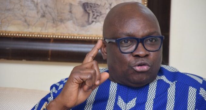 Fayose: Buhari will lose if 2019 election is free and fair