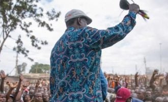 Kenya’s opposition supporters converge to swear in ‘president’ Odinga
