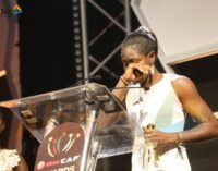 VIDEO: Oshoala breaks down in tears after winning third CAF award