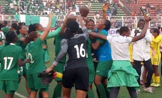 PHOTOS: Ecstasy as Falconets seal World Cup place in spectacular style