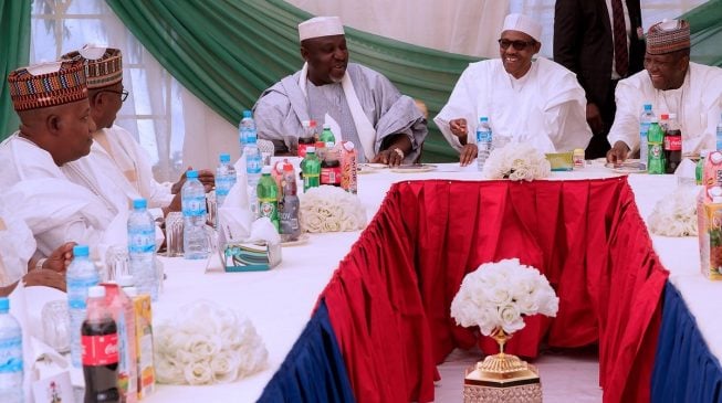 PHOTOS: Okorocha leads APC governors to Daura