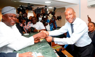 PHOTOS: Ambode pays land use charge at GTB