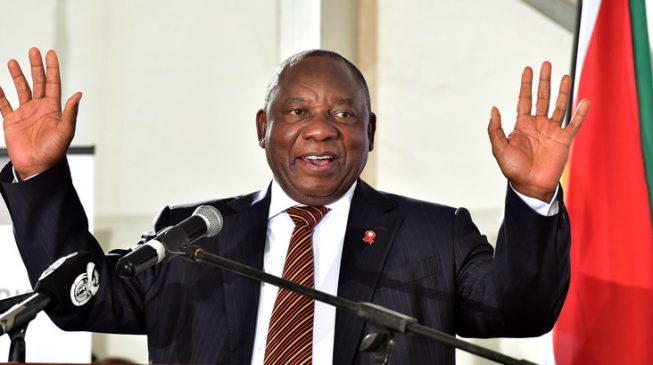 South Africa’s president donates half his salary to Mandela Fund