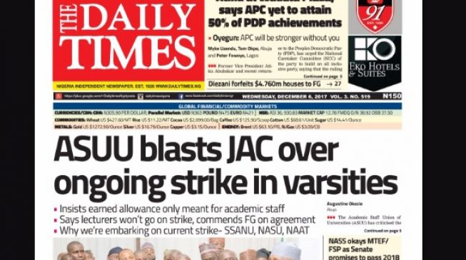 AMCON takes over Daily Times Plc