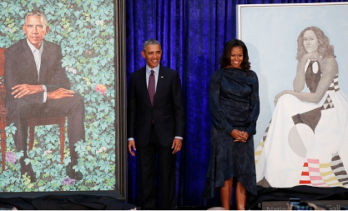 VIDEO: Obama unveils presidential portrait painted by Nigerian