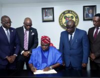 Ambode signs N1.046trn budget into law