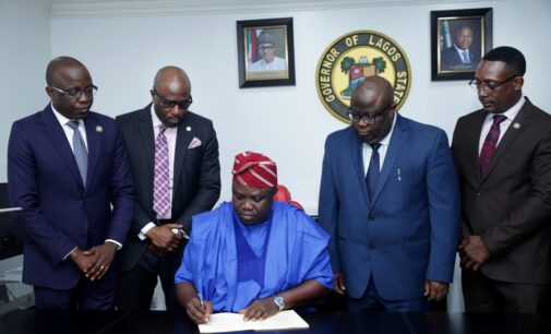 Ambode signs N1.046trn budget into law