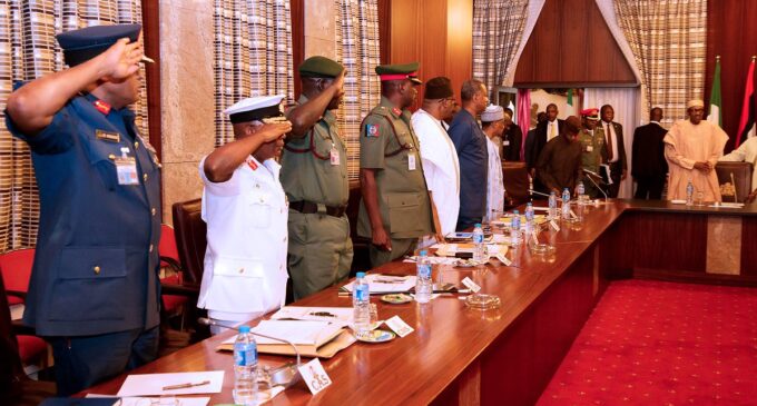 Buhari asks security agencies to step up