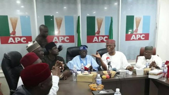 Tinubu meets Oyegun, APC leaders as reconciliation begins