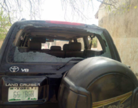 How aggrieved residents stoned Yobe governor in Dapchi