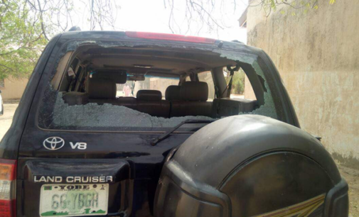 How aggrieved residents stoned Yobe governor in Dapchi