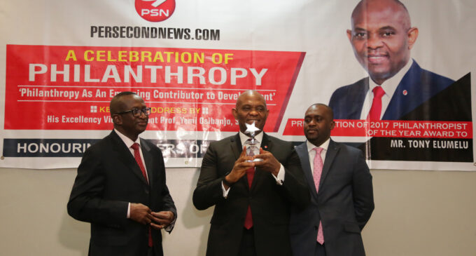 Elumelu awarded philanthropist of the year