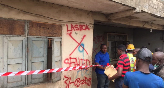 Two killed as building collapses in Lagos