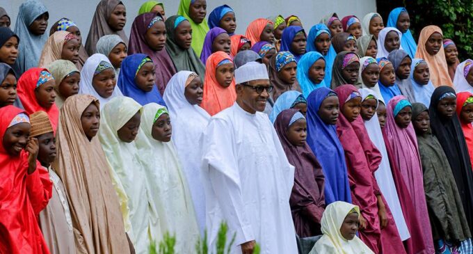 Buhari and his Dapchi girls