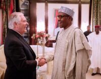 Buhari receives US secretary of state at Aso Rock