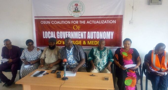 CSOs ask Osun assembly to pass LG autonomy bill
