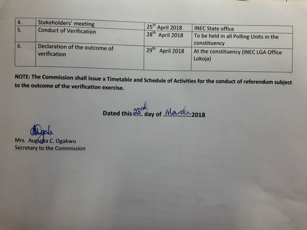 INEC releases timetable for Melaye’s recall  %Post Title