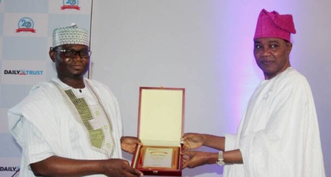 Ajibola, co-founder of Trust newspapers, receives award of excellence