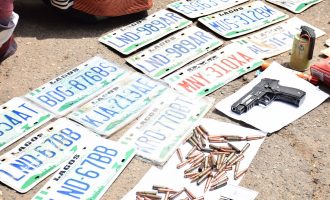 PHOTOS: Police parade ‘members of car snatching syndicate’ in Lagos