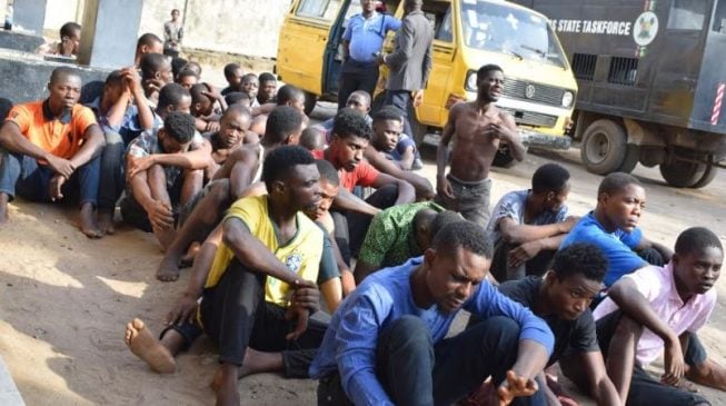 Lagos arriagns 70 suspected cultists