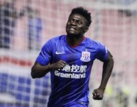 Martins hits hat-trick for Shanghai Shenhua
