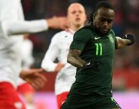 Moses’ spot kick helps Eagles fly past Poland
