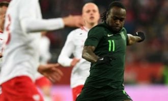 Moses’ spot kick helps Eagles fly past Poland